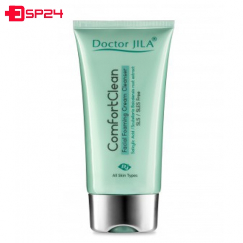 کرم فوم پاک کننده صورت کامفورت کلین 100 میلی لیتر دکتر ژیلا