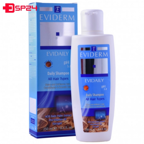 شامپو روزانه درخشندگی و لطافت مو اویدرم اوی دیلی 250ml