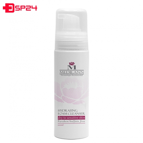 فوم شستشو و آبرسان صورت مناسب پوست های خشک و حساس مدیلن 200 میلی لیتر