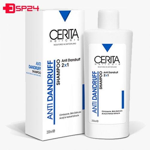 شامپو ضد شوره 2 در 1 انواع مو آنتی دندروف سریتا 200 میلی لیتر