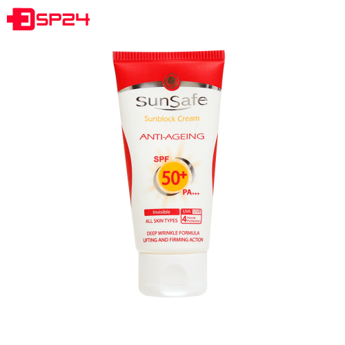 کرم ضد آفتاب و ضد چروک سان سیف SPF50 حجم ۵۰ میلی لیتر