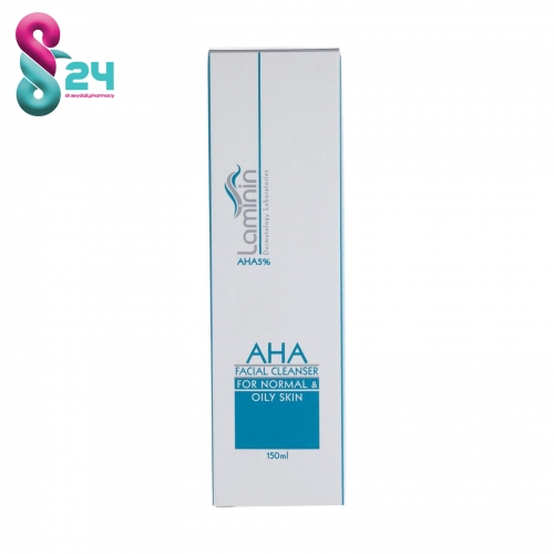 ژل شستشوی صورت AHA 5 درصد لامینین مناسب پوست های معمولی و چرب ۱۵۰ میلی لیتر