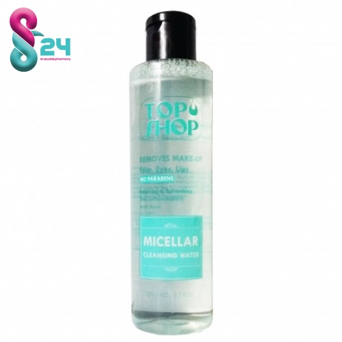 محلول پاک کننده آرایش صورت تاپ شاپ مدل Micellar حجم 200 میلی لیتر