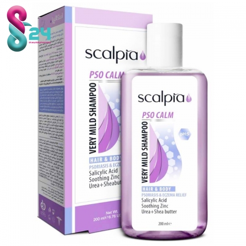 شامپو سر و بدن اسکالپیا بسیار ملایم حجم 200 میلی لیتر