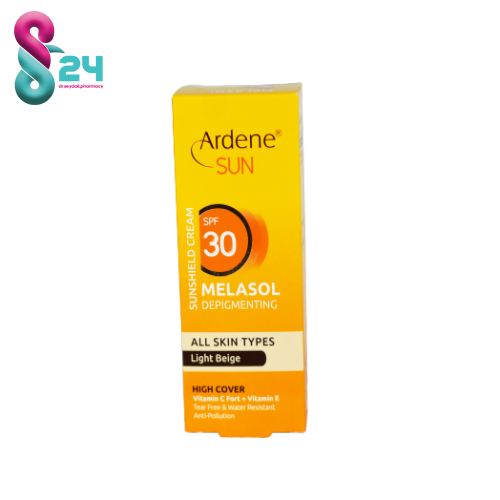 کرم ضد آفتاب SPF30 رنگی و  آردن مدل Acnesol  بژ روشن 50 میلی لیتر