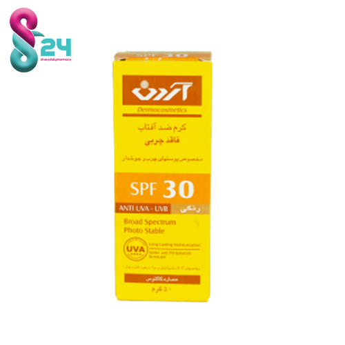 لوسیون ضدآفتاب آردن SPF30 فاقد چربی حجم 75 گرم
