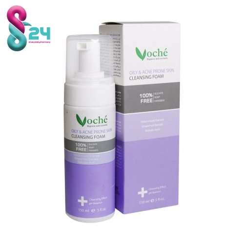 فوم شستشوی صورت مناسب پوست چرب و مستعد آکنه وچه 150 میلی لیتر