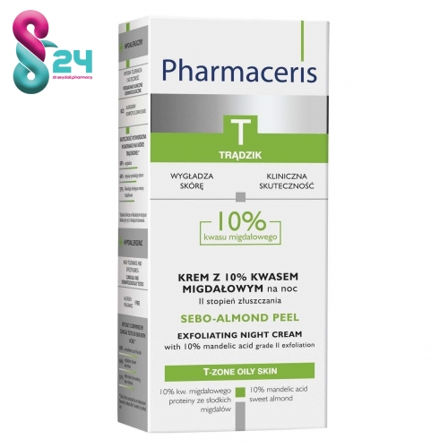 کرم شب لایه بردار ماندلیک اسید ۱۰٪ سبو آلموند پیل Pharmaceris