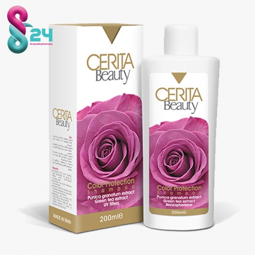 شامپو محافظ رنگ مو سریتا مناسب موهای رنگ شده ۲۰۰ میلی لیتر