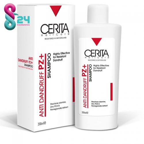 شامپو ضد شوره قوی (+Pz) سریتا مناسب انواع مو ۲۰۰ میلی لیتر