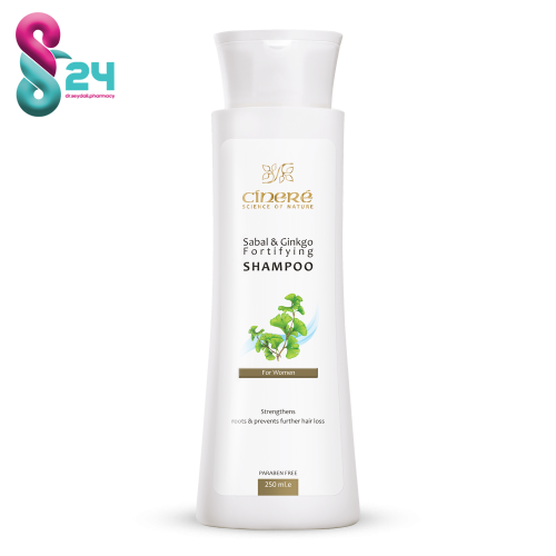 شامپو تقویتی و ضد ریزش مو مخصوص خانم ها سینره 250 میلی لیتر