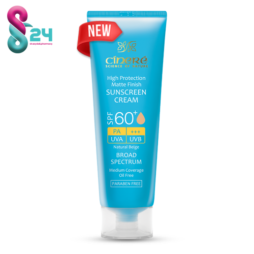 کرم ضد آفتاب رنگی +SPF60