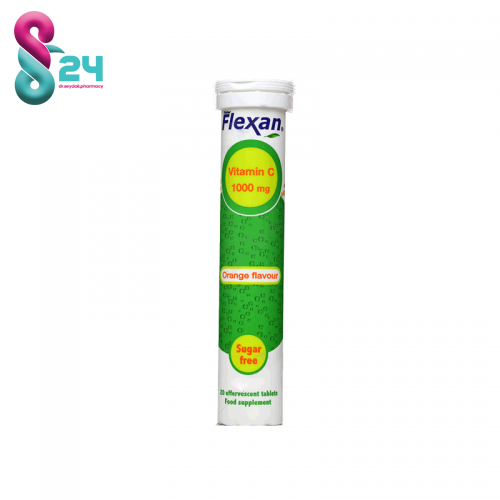 قرص جوشان ویتامین ث 1000 میلی‌گرم فیشر فلکسان 20 عدد