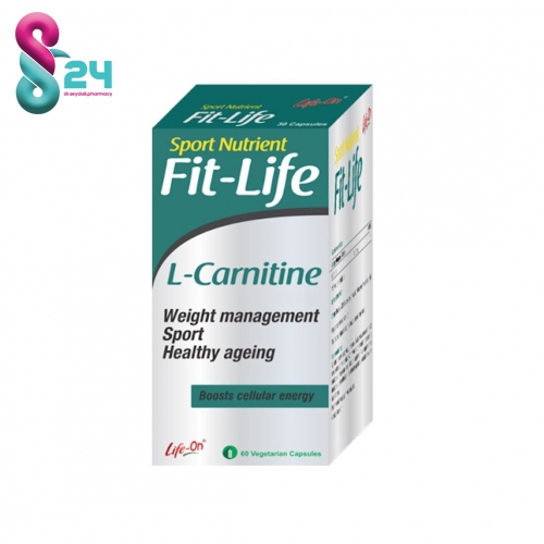 کپسول ال کارنیتین فیت لایف 500 میلی گرمی لایف ان 60 عدد