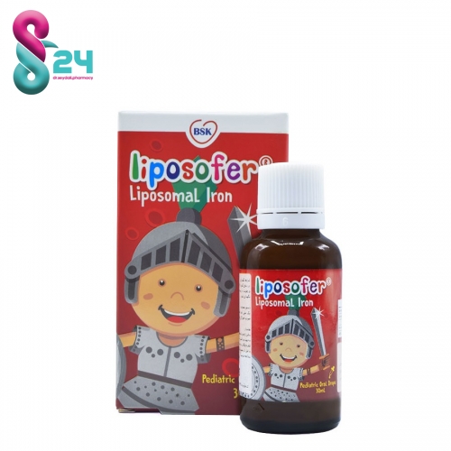 قطره آهن لیپوزوفر بی اس کی  30 میلی لیتر