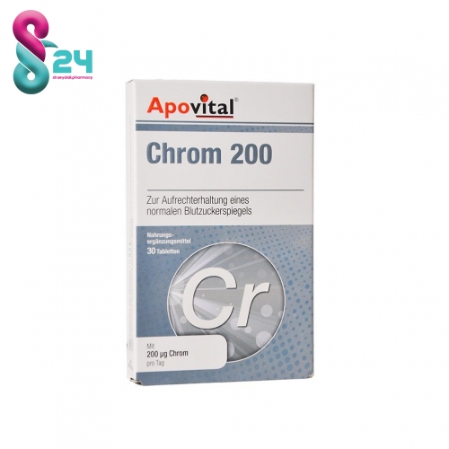 قرص کروم 200 میکروگرم آپوویتال 30 عدد
