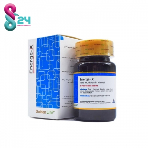 قرص انرژکس گلدن لایف 30 عدد