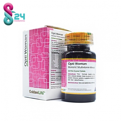 قرص اپتی وومن گلدن لایف 60 عدد