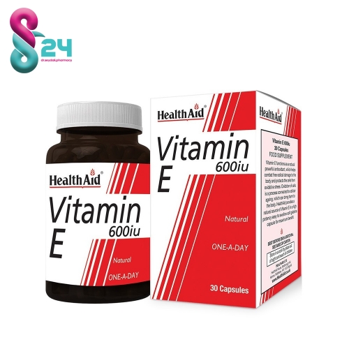 کپسول ژلاتینی ویتامین ای 600 هلث اید  30 عدد