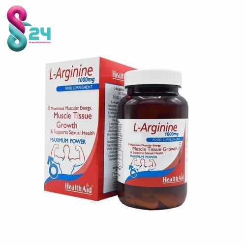 قرص ال آرژنین 1000 میلی گرم هلث اید 30 عدد