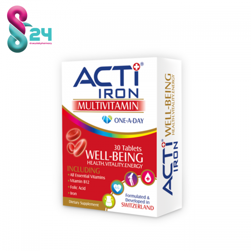 قرص اکتی آیرون لیبرتی سوئیس 30 عدد