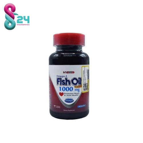 کپسول امگا۳ فیش اویل ۱۰۰۰ میلی گرم مای نوتریشن 60 عدد