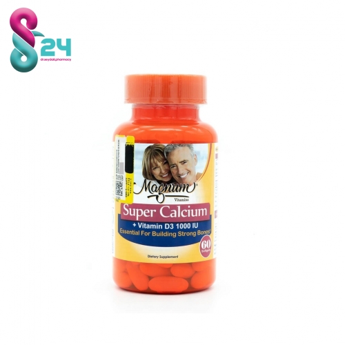 سافت ژل سوپر کلسیم و ویتامین د3 مگنوم ویتامینز 60 عدد