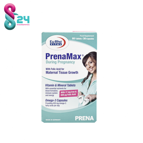 قرص پرینامکس دیورینگ پرگننسی یوروویتال 90 عدد
