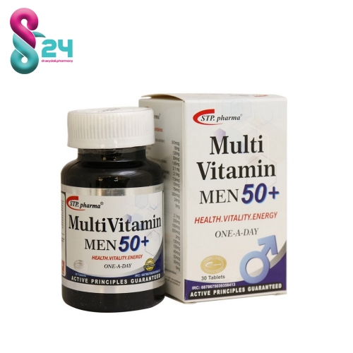 قرص مولتی ویتامین مردان بالای 50 سال STP فارما 30 عدد