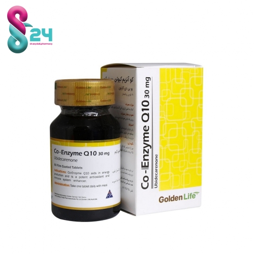 قرص کو آنزیم کیوتن 30 میلی گرم گلدن لایف 60 عدد