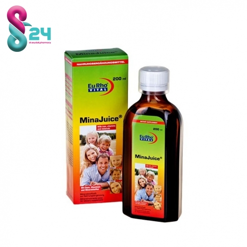 شربت میناجویس یوروویتال ۲۰۰ میلی لیتر
