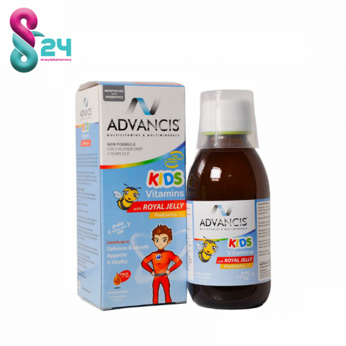 شربت کیدز ویتامینز همراه با رویال ژلی ادونسیس 150 میلی لیتر