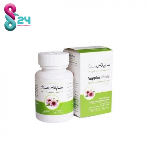 کپسول ساپلاس مدز (اکیناسه + ویتامین C + زینک) طبیعت زنده 60 عدد