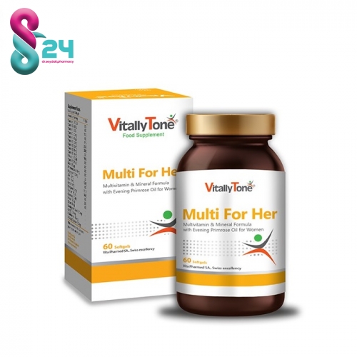 سافت ژل مولتی فور هر ویتالی تون 60 عدد