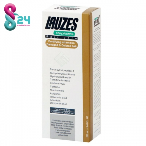 شامپو تقویت کننده موهای آسیب دیده و رنگ شده لازس 250 میلی لیتر