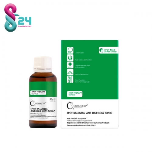 محلول تقویت کننده و ضد ریزش مو آقایان کازموسپ 30 میلی لیتر