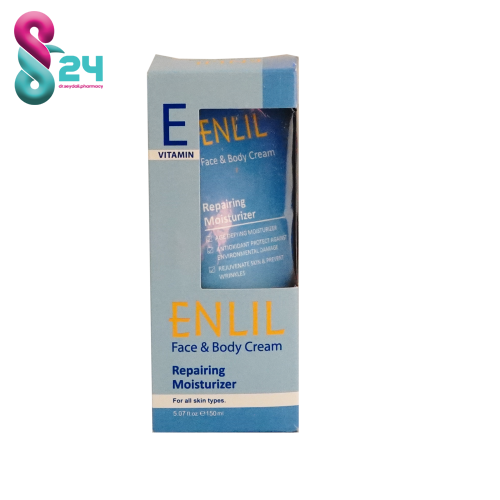 کرم ترمیم کننده پوست صورت و بدن انلیل  ویتامین e