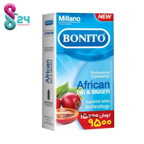 کاندوم بونیتو مدل African بسته 6 عددی