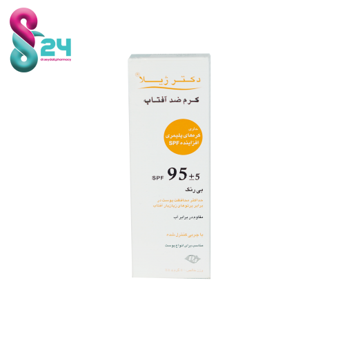 کرم ضد آفتاب SPF95 دکتر ژیلا با چربی کنترل شده 50 میلی لیتر