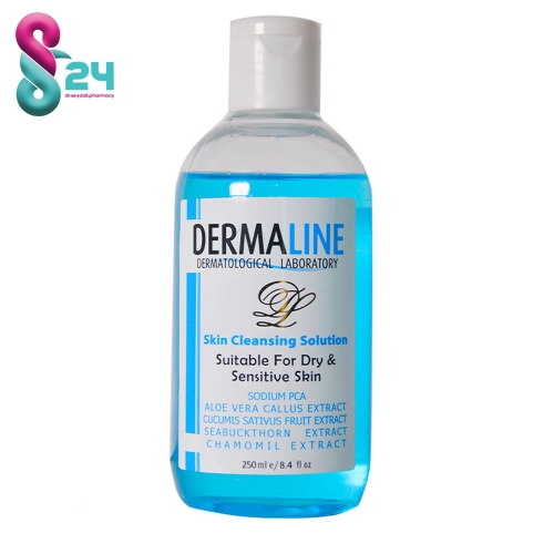 محلول پاک کننده پوست خشک درمالاین