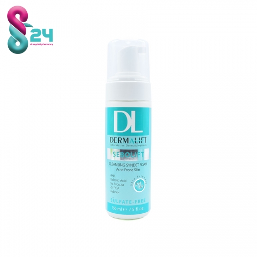 فوم شستشوی صورت پوست چرب و جوشدار سبولیفت درمالیفت 150 میلی لیتر