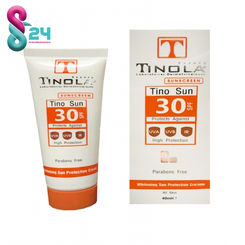 کرم ضد آفتاب و روشن کننده SPF 30 تینولا
