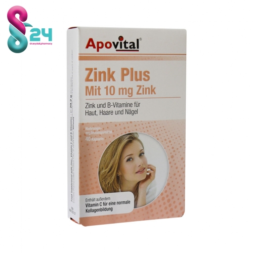 کپسول ژلاتینی نرم زینک پلاس آپوویتال