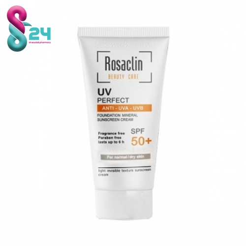 ضد آفتاب رزاکلین مخصوص پوست های نرمال و خشک ( بی رنگ )