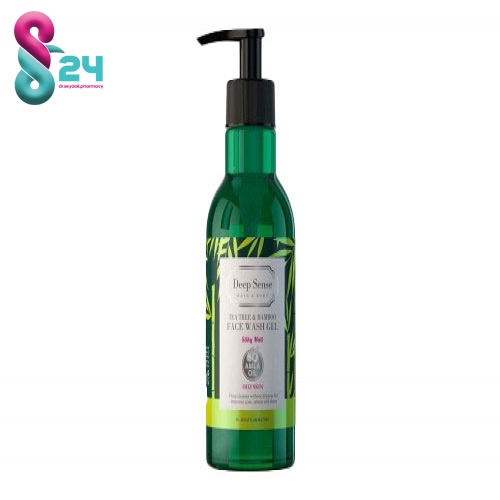 ژل شستشوی صورت پوست‌های چرب با عصاره بامبو دیپ سنس 250 میلی لیتر