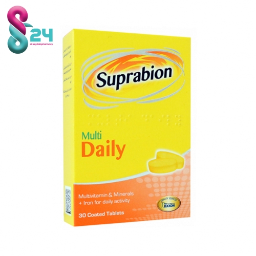 قرص روکش دار مولتی دیلی سوپرابیون ۳۰ عددی