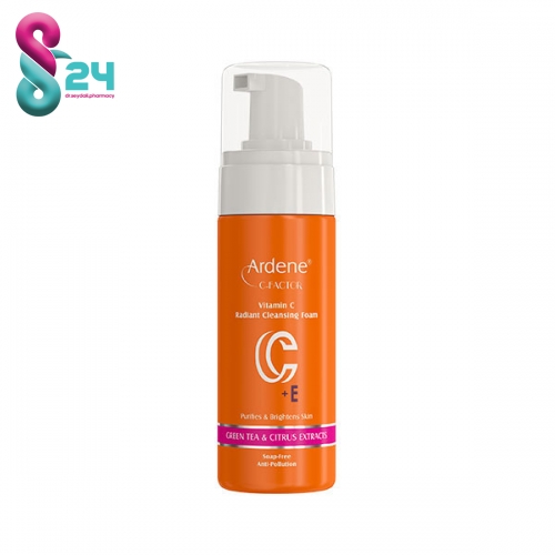 فوم شوینده و شفاف کننده صورت آردن حاوی ویتامین C حجم 150 گرم