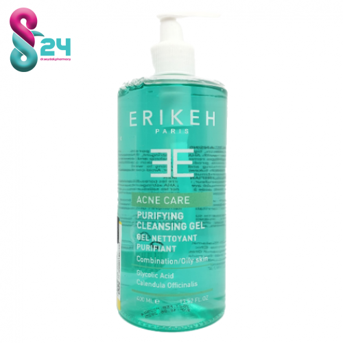 ژل پمپی پاک کننده و کنترل کننده چربی پوست اریکه