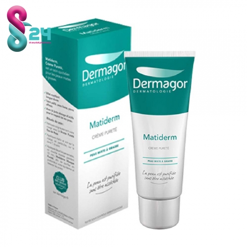کرم متیدرم مرطوب و مات کننده پوست چرب درماگور 40 میلی لیتر ( Dermagor Matiderm Matifying and Seboregulating Cream 40ml )