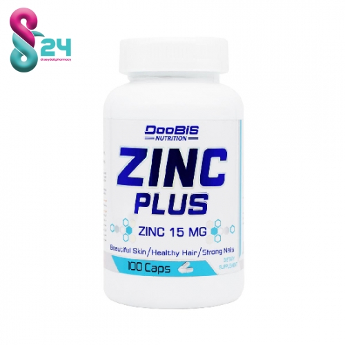 کپسول زینک پلاس 15 میلی گرمی دوبیس 100 عددی ( Doobis Zinc Plus 15 mg 100 Capsules )